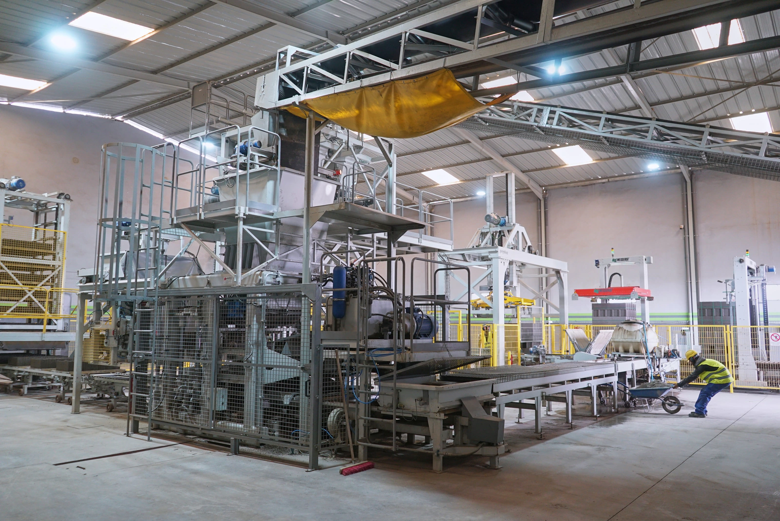 Ligne de production automatisée de l’usine Belza Ecotech