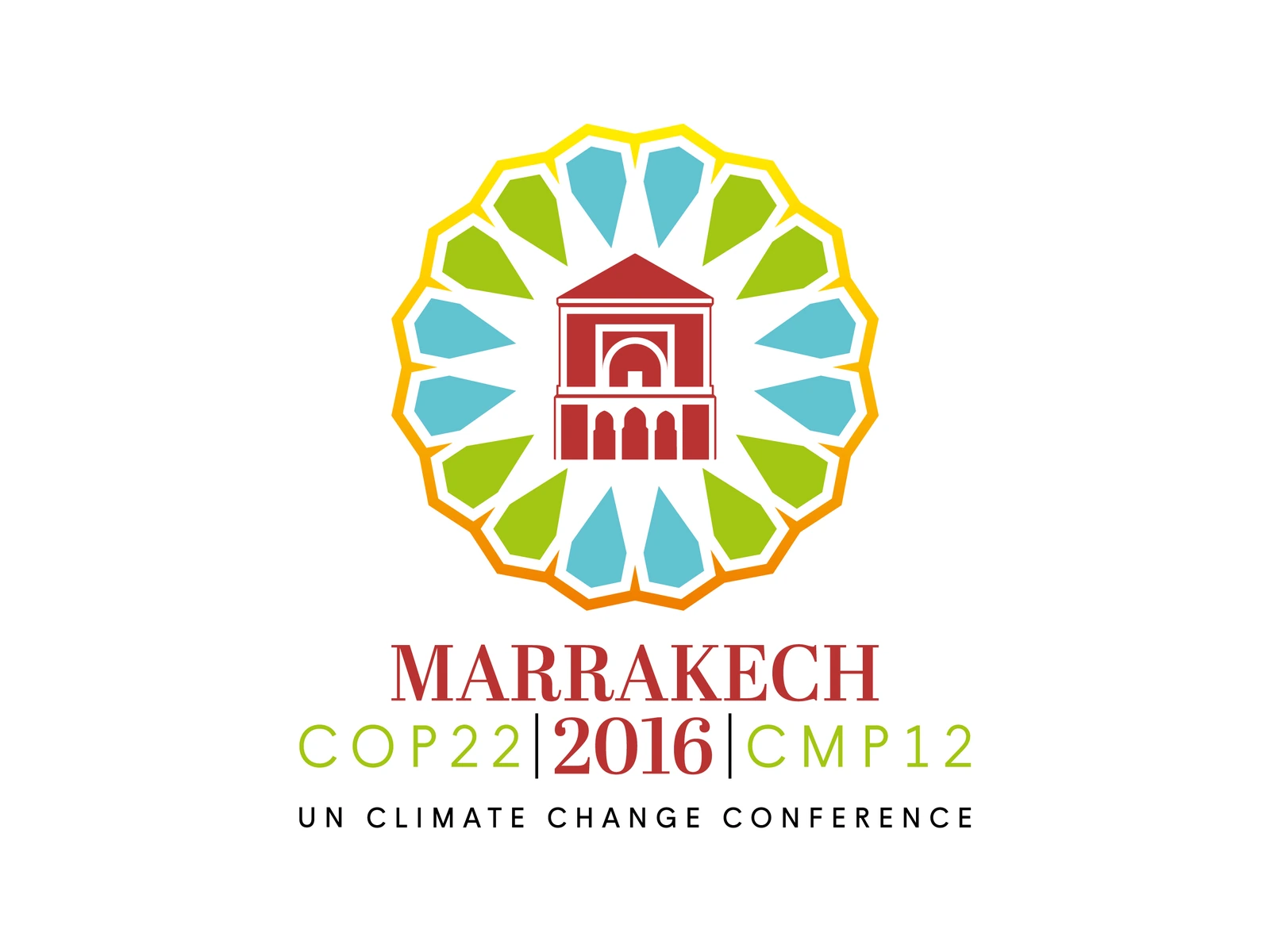 Logo de la COP22, conférence des Nations unies sur les changements climatiques, Marrakech 2016