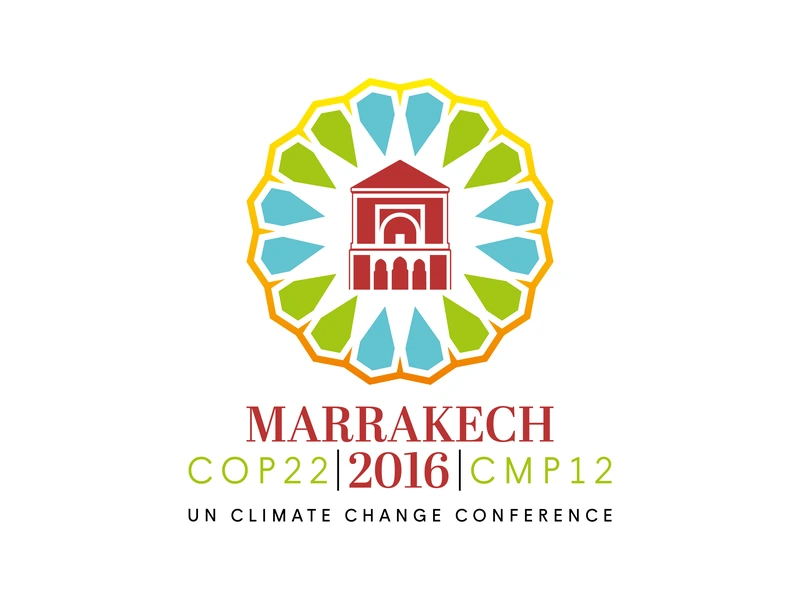 Logo de la COP22, conférence des Nations unies sur les changements climatiques, Marrakech 2016